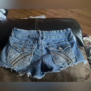 Rue21 blue jean shorts